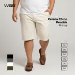 WGB Celana Chino Pendek Pria Big Size Jumbo XXL - Stretch Melar Tebal - Prime Series