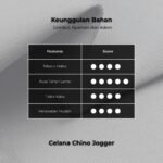 WGB Celana Chino Jogger Basic Jumbo Big Size Ukuran Besar XXL - Prime Series - Gambar 4