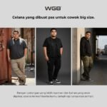 WGB Celana Cargo Sambung Pants Pria Bigsize Ukuran Besar Jumbo XXL - Prime Series - Gambar 5
