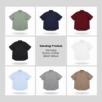 WGB Kemeja Stand Up Collar Pendek Pria Big Size Jumbo XXL - Best Value Series - Gambar 3
