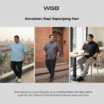 WGB Kemeja Stand Up Collar Pendek Pria Big Size Jumbo XXL - Best Value Series - Gambar 6