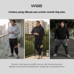 WGB Celana Jogger Color Blocked Pria Bigsize Ukuran Besar Jumbo XXL - Prime Series - Gambar 5