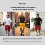 WGB Celana Pendek Gym Olahraga Pria Big Size Ukuran Besar Jumbo XXL - Prime Series - Gambar 5