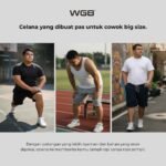 WGB Celana Pendek Gym Basic Olahraga Pria Big Size Ukuran Besar Jumbo XXL - Prime Series - Gambar 5