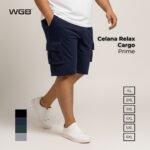 WGB Celana Pendek Olahraga Cargo Pria Big Size Ukuran Besar Jumbo XL XXL - Prime Series