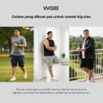 WGB Celana Pendek Olahraga Cargo Pria Big Size Ukuran Besar Jumbo XL XXL - Prime Series - Gambar 5