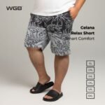 Celana Pendek Santai Surfing Pria Bigsize Super Jumbo Besar XXL - Smart Comfort