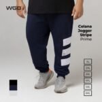WGB Celana Jogger Panjang Striped Pria Bigsize Ukuran Besar Jumbo XXL - Prime Series
