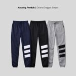 WGB Celana Jogger Panjang Striped Pria Bigsize Ukuran Besar Jumbo XXL - Prime Series - Gambar 3