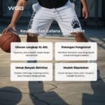 WGB Celana Pendek Olahraga Pria Big Size Ukuran Besar Jumbo XL XXL - Prime Series - Gambar 2
