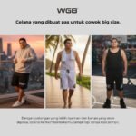 WGB Celana Pendek Olahraga Pria Big Size Ukuran Besar Jumbo XL XXL - Prime Series - Gambar 5