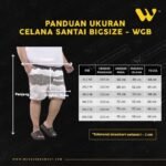 WGB Celana Pendek Olahraga Pria Big Size Ukuran Besar Jumbo XL XXL - Prime Series - Gambar 6