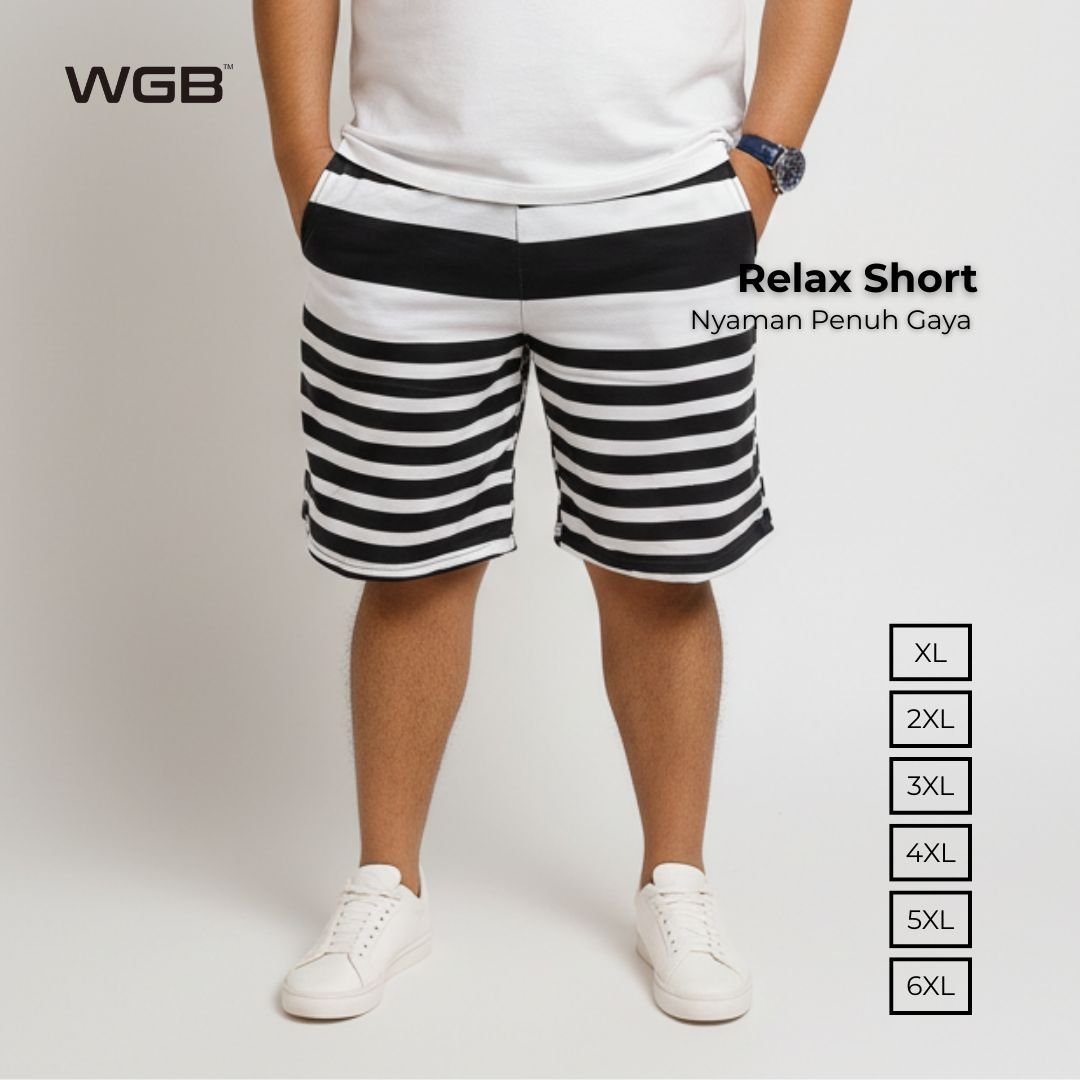 ginee_20260421165136400_3160875375.jpeg WGB Celana Pendek Relax Motif Pria BigSize Ukuran Besar Jumbo XL XXL – Smart Comfort - Gambar 1