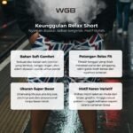WGB Celana Pendek Relax Motif Pria BigSize Ukuran Besar Jumbo XL XXL – Smart Comfort - Gambar 2