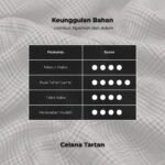 Celana Panjang Motif Tartan Borders Pants Pria Big Size Jumbo XXL - Prime Series - Gambar 4