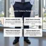 Celana Panjang Basic Big Size Ukuran Jumbo XXL - Smart Comfort Series - Gambar 2