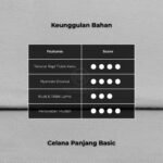 Celana Panjang Basic Big Size Ukuran Jumbo XXL - Smart Comfort Series - Gambar 4