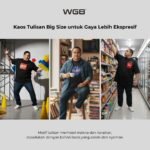 WGB Kaos Sablon Typo Tshirt Big Size Jumbo Pria Besar XXL - Best Value - Gambar 5