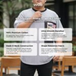 WGB Kemeja O Neck Shirt Pria Besar Ukuran Jumbo XXL - Prime Series - Gambar 2