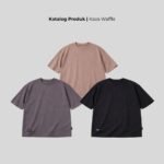 WGB Kaos Basic Waffle Pria Big Size Ukuran Jumbo XXL - Prime Series - Gambar 3