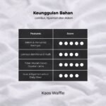 WGB Kaos Basic Waffle Pria Big Size Ukuran Jumbo XXL - Prime Series - Gambar 4