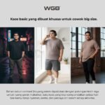 WGB Kaos Basic Waffle Pria Big Size Ukuran Jumbo XXL - Prime Series - Gambar 5