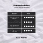 WGB Kaos Pocket Pria Big Size Ukuran Besar Jumbo XXL - Prime Series - Gambar 4