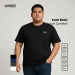 Kaos Basic Big Size Pria Ukuran Besar Jumbo XXL - Smart Comfort