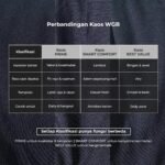 Kaos Basic Big Size Pria Ukuran Besar Jumbo XXL - Smart Comfort - Gambar 5