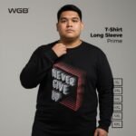 WGB Kaos Lengan Panjang Longsleeve Pria Big Size Ukuran Besar XXL - Prime Series