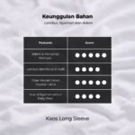 WGB Kaos Lengan Panjang Longsleeve Pria Big Size Ukuran Besar XXL - Prime Series - Gambar 4