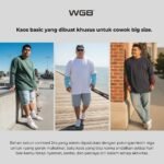 WGB Kaos Lengan Panjang Double Layer Stripes Pria Big Size Ukuran Besar XXL - Prime Series - Gambar 5