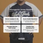 WGB Baju Jersey Baseball NY Pria Big Size Jumbo Ukuran Besar XXL - Prime Series - Gambar 2