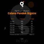 WGB Celana Pendek Relax Katun Pria Big Size Ukuran Besar Jumbo XL XXL - Best Value Series - Gambar 6