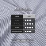 WGB Kemeja Salur Pria Big Size Ukuran Jumbo XXL - Prime Series - Gambar 4