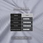 WGB Kemeja Salur Pria Big Size Ukuran Jumbo XXL - Prime Series - Gambar 4