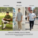 WGB Kemeja Basic Collar Pendek Pria Big Size Ukuran Besar Jumbo XXL - Smart Comfort - Gambar 6