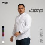 WGB Kemeja Basic Collar Panjang Pria Big Size Ukuran Besar Jumbo XXL - Smart Comfort