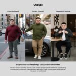 WGB Kemeja Basic Collar Panjang Pria Big Size Ukuran Besar Jumbo XXL - Smart Comfort - Gambar 6