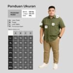 WGB Kemeja Lengan Pendek Pria Big Size Ukuran Besar Jumbo XXL - Smart Comfort - Gambar 7