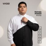 WGB Kemeja Kombinasi Pria Big Size Ukuran Besar Jumbo XXL - Prime Series