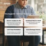 WGB Kemeja Etnik Panjang Pria Big Size Special Collectian Jumbo XXL - Prime Series - Gambar 2