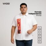 WGB Kemeja Lengan Pendek Independence Pria Bigsize Ukuran Jumbo XXL - Prime Series
