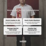 WGB Kemeja Lengan Pendek Independence Pria Bigsize Ukuran Jumbo XXL - Prime Series - Gambar 2