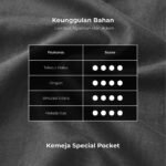 WGB Kemeja Pria Big Size Special Pocket Ukuran Besar Jumbo XXL - Prime Series - Gambar 4