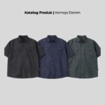 WGB Kemeja Denim Pria Big Size Ukuran  Besar Jumbo XXL - Prime Series - Gambar 3
