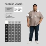 WGB Kemeja Denim Pria Big Size Ukuran  Besar Jumbo XXL - Prime Series - Gambar 6