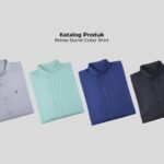 WGB Kemeja Stand Up Collar Lengan Pendek Pria Big Size XXL - Prime Series - Gambar 3