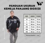 WGB Kemeja Panjang Casual Pria Big Size Ukuran Besar Jumbo XXL - Prime Series - Gambar 6