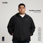 Jaket Windbro Pria Big Size Jumbo Ukuran Besar XXL - Best Value